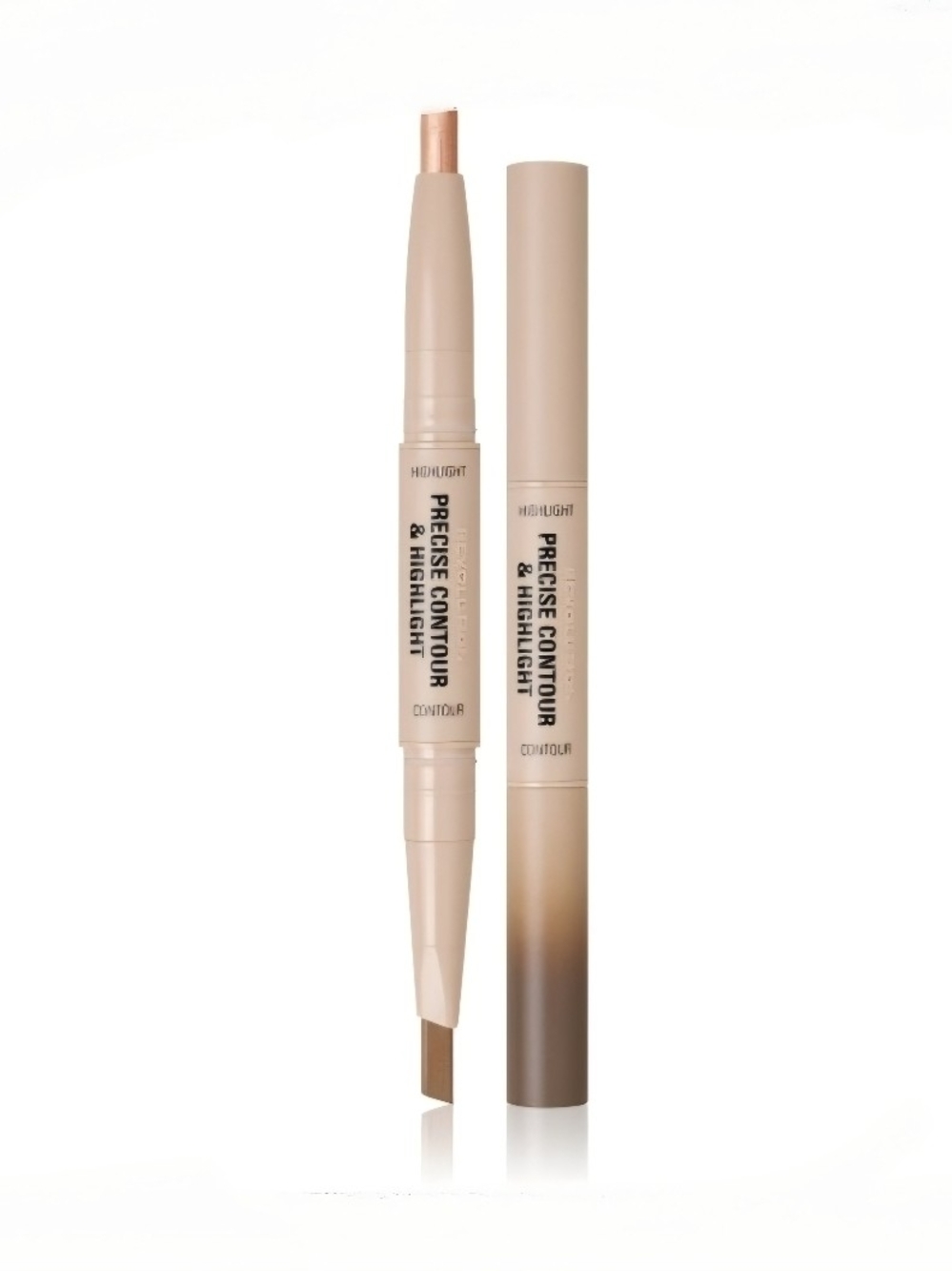 Makeup Revolution 2-in-1 Precise Contour & Highlight Dual-Ended Stick In Medium
